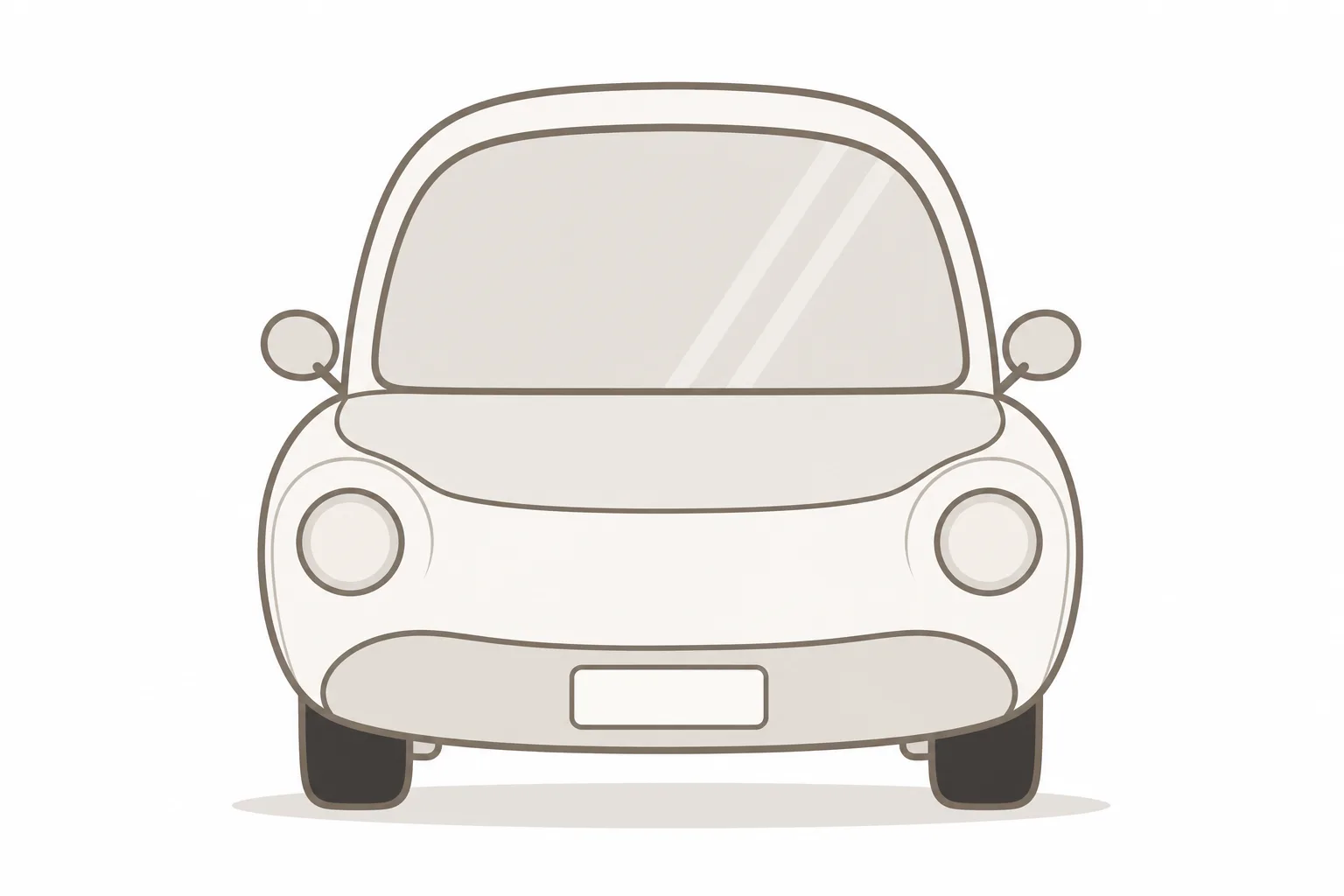Voiture sans permis — Face avant